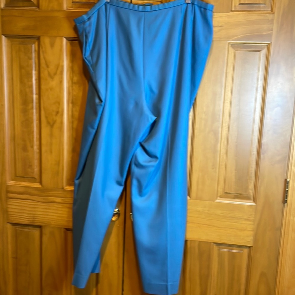 Pendleton 100% Virgin Wool 22w Plus Size Blue Sui… - image 3